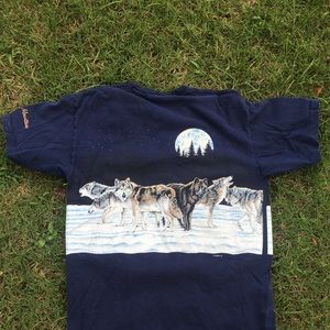 Vintage 90s Habitat Double Sided T Shirt